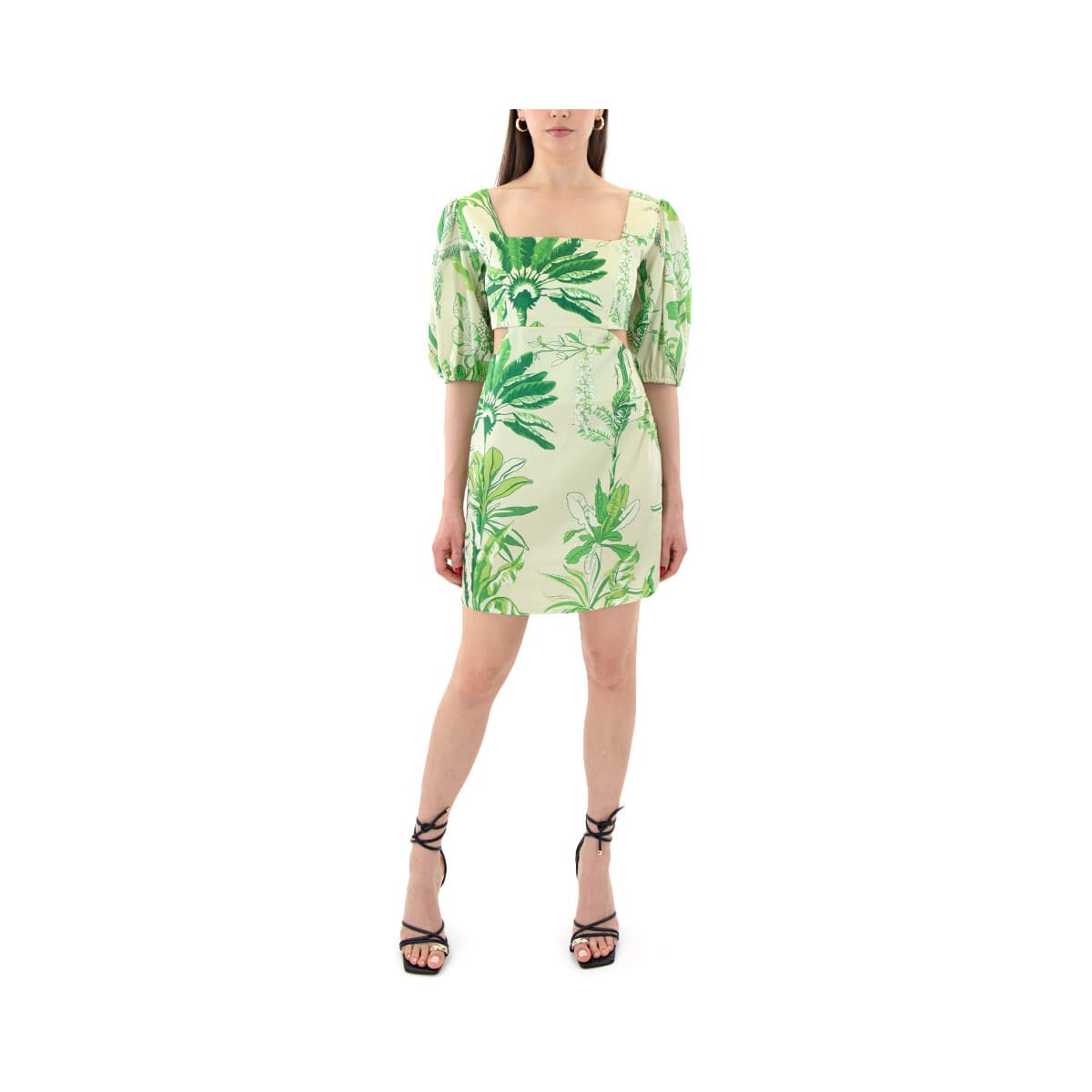 Φορέματα Twenty-29 GEORGIA FLORAL PRINT CUT OUT MINI DRESS WOMEN