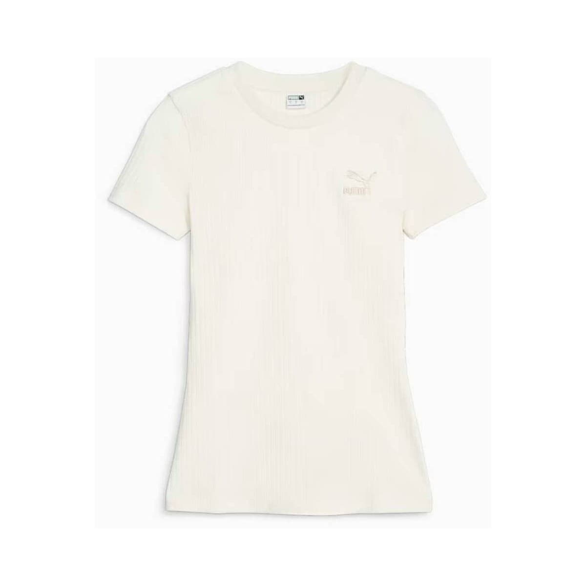 T-shirts & Polos Puma CLASSICS RIBBED SLIM