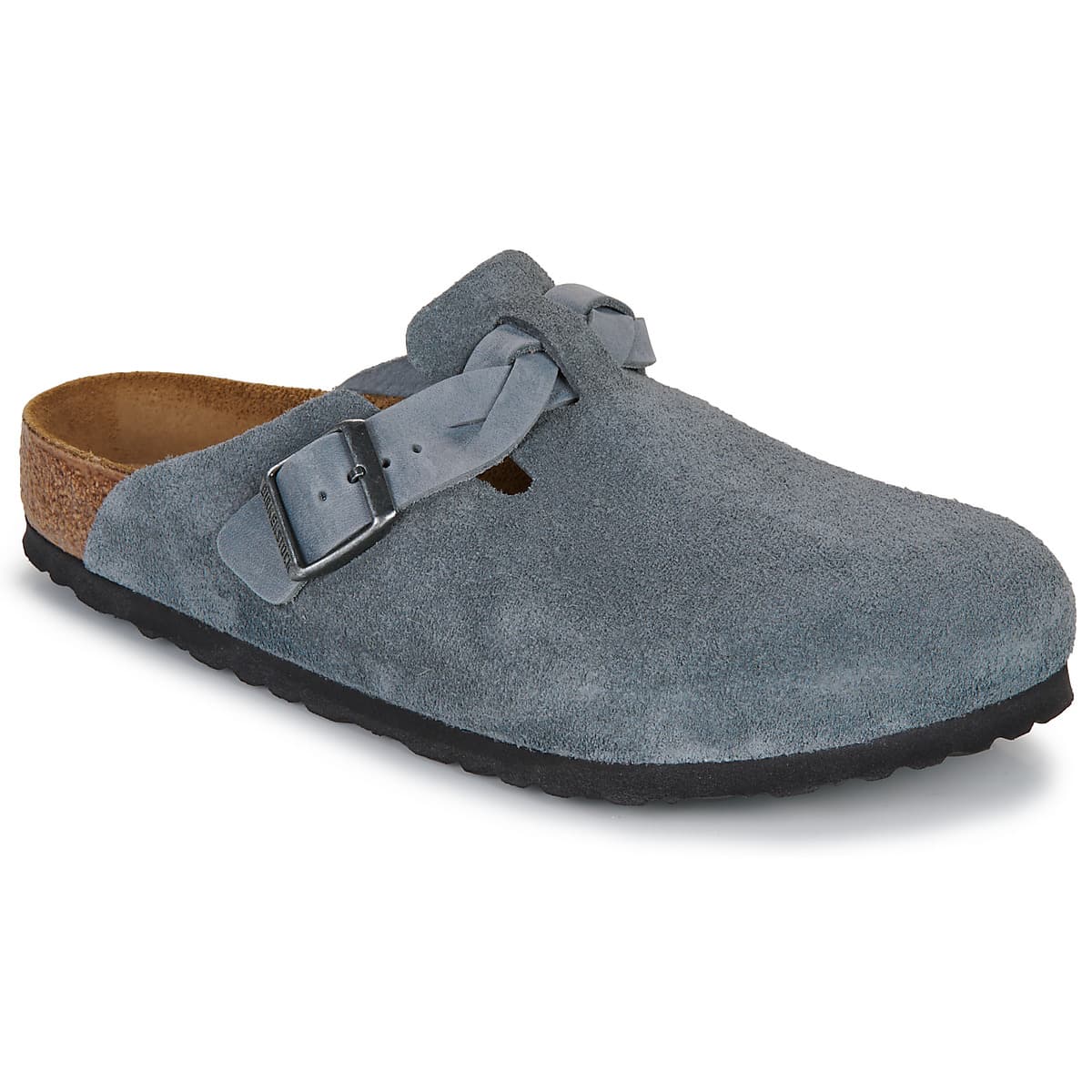 Τσόκαρα BIRKENSTOCK Boston Braided LEOI/LEVE Basalt Gray