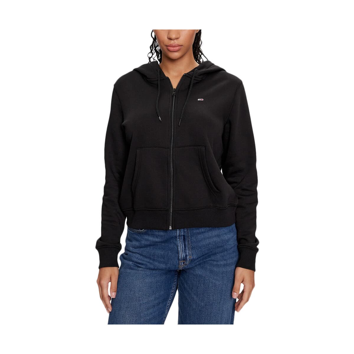 Μπουφάν / Ζακέτες Tommy Hilfiger TOMMY JEANS FLAG REGULAR FIT ZIP HOODIE WOMEN