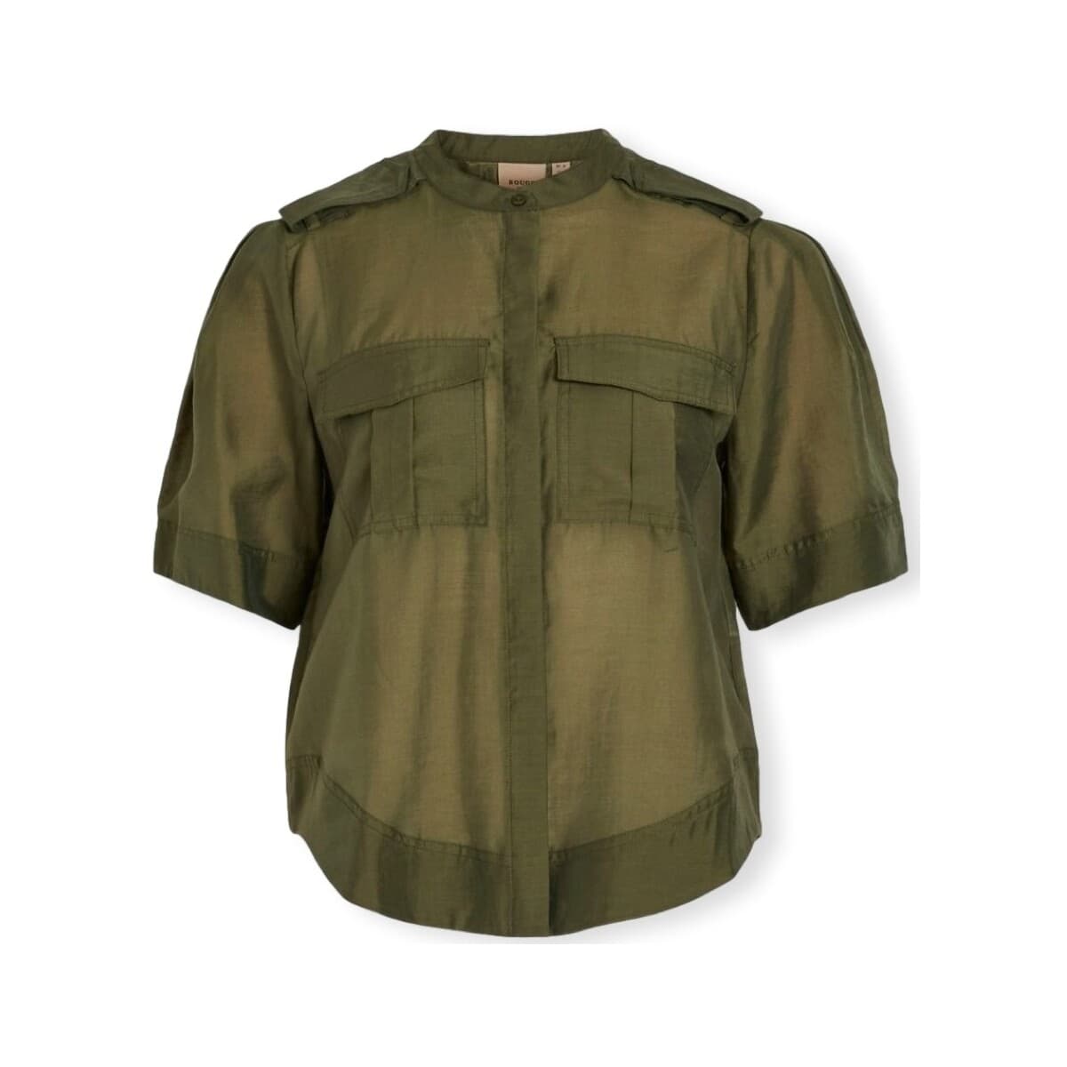 Μπλούζα Vila Alinine Shirt 2/4 - Ivy Green