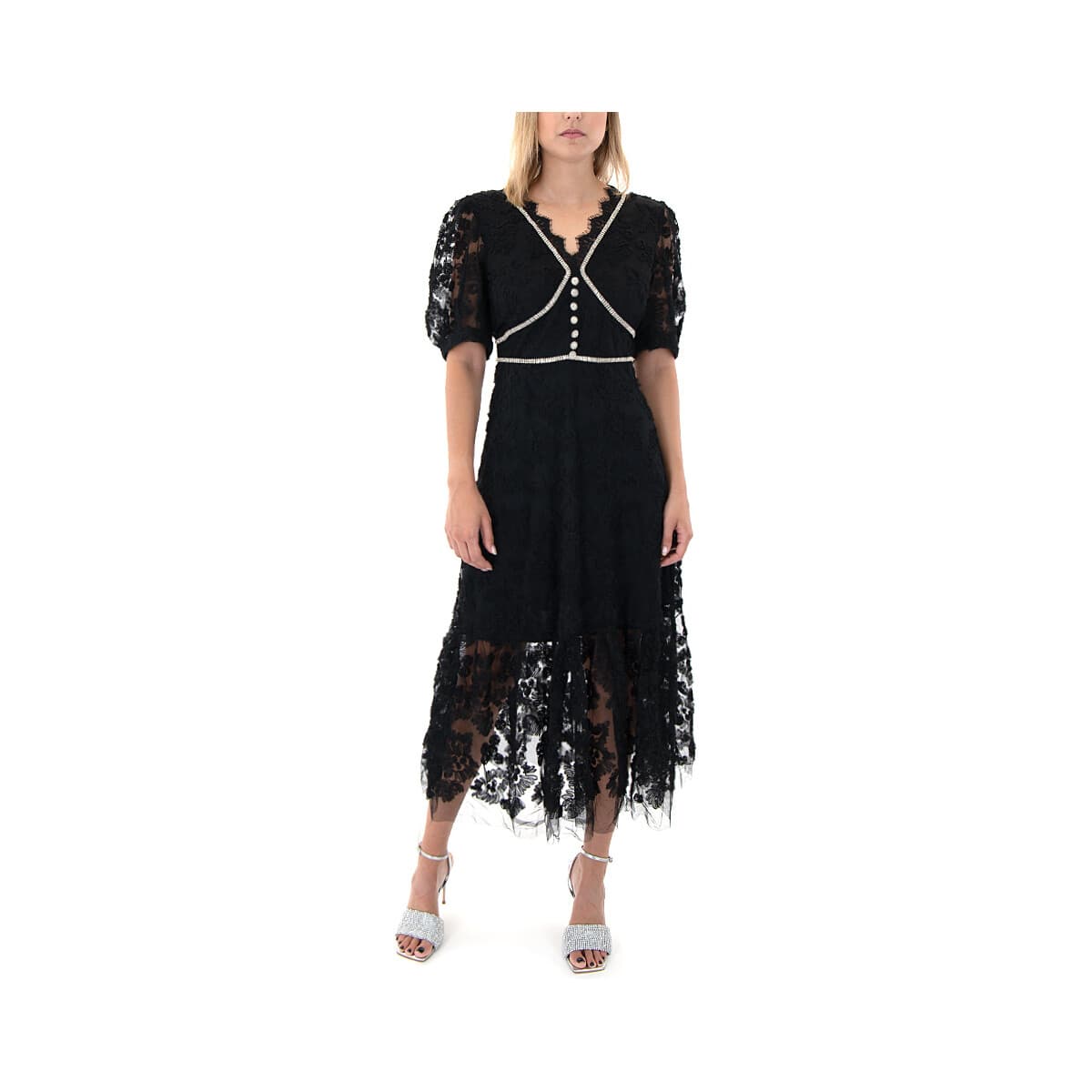 Φορέματα Baker's Dozen LACE STRASS DRESS WOMEN