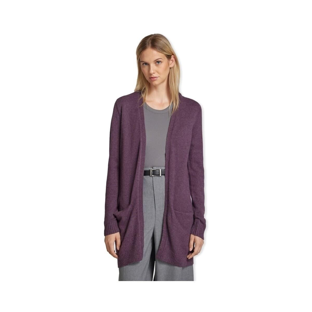 Παλτό Vila Noos Ril Cardigan - Plum Perfect