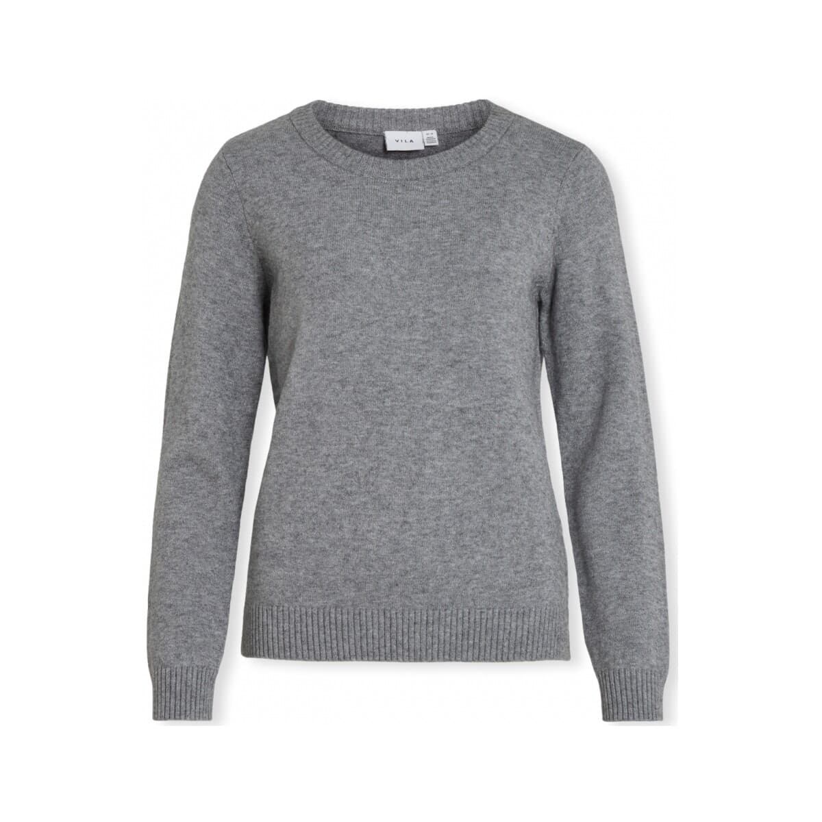 Πουλόβερ Vila Noos Ril O-Neck L/S - Medium Grey