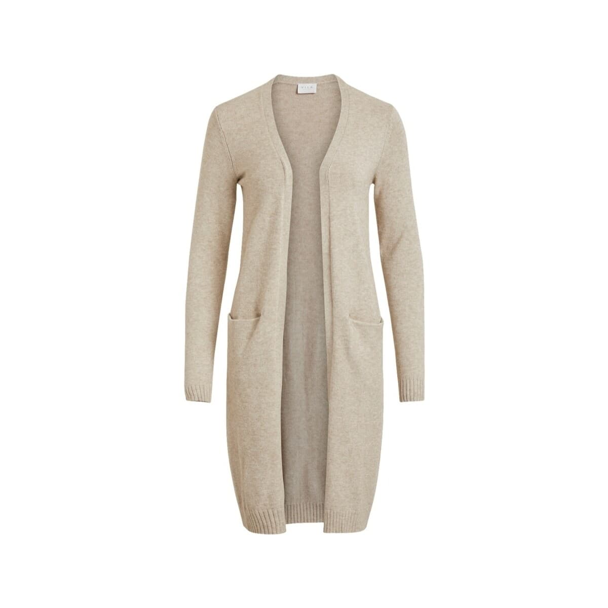 Παλτό Vila Noos Ril Long Cardigan - Natural Melange