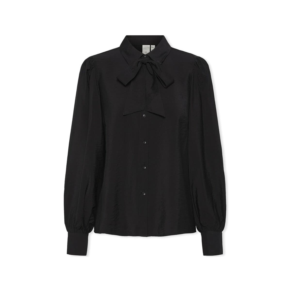 Μπλούζα Y.a.s YAS Noos Pil LS Bow Shirt - Black