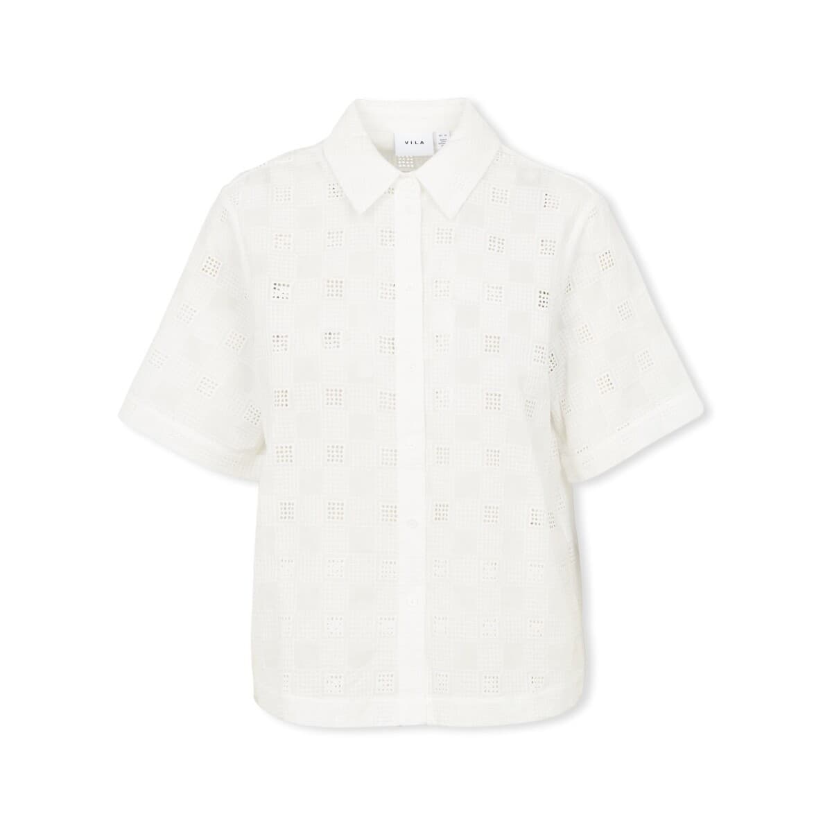 Μπλούζα Vila Lucie Shirt 2/4 - Cloud Dancer