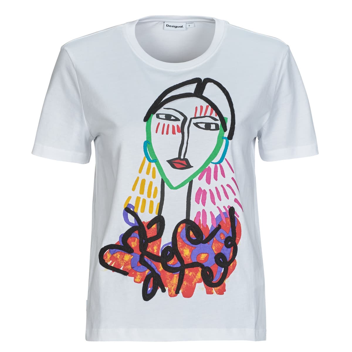 T-shirt με κοντά μανίκια Desigual MISURI