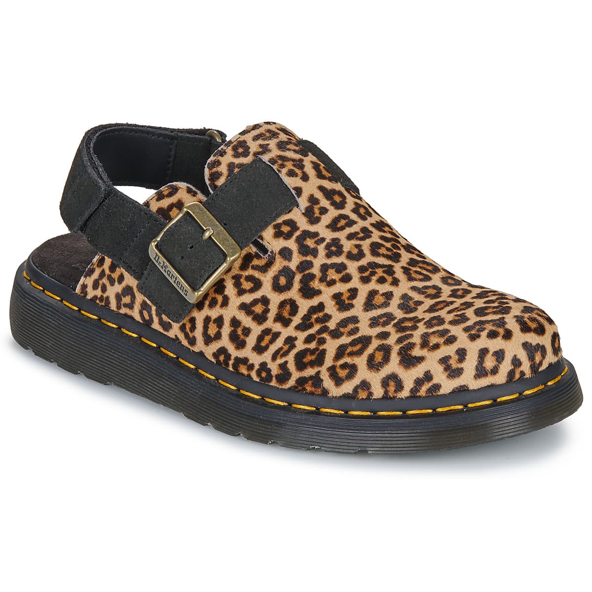 Τσόκαρα Dr. Martens Jorge II Mule Light Tan+Black Leopard