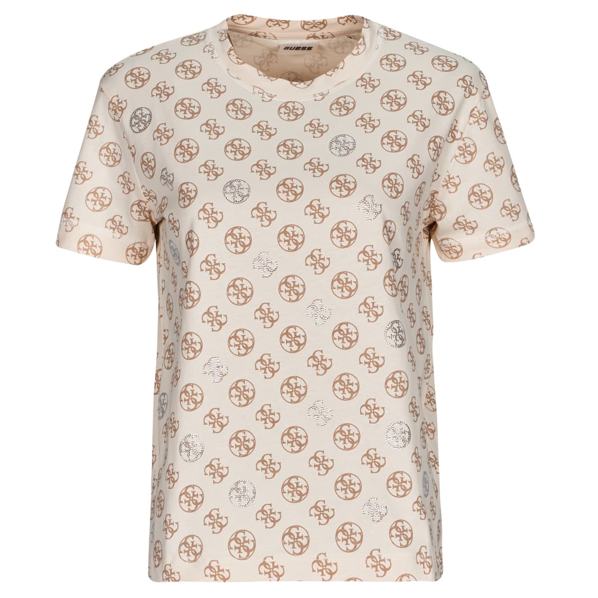 T-shirt με κοντά μανίκια Guess NOMIE 4G