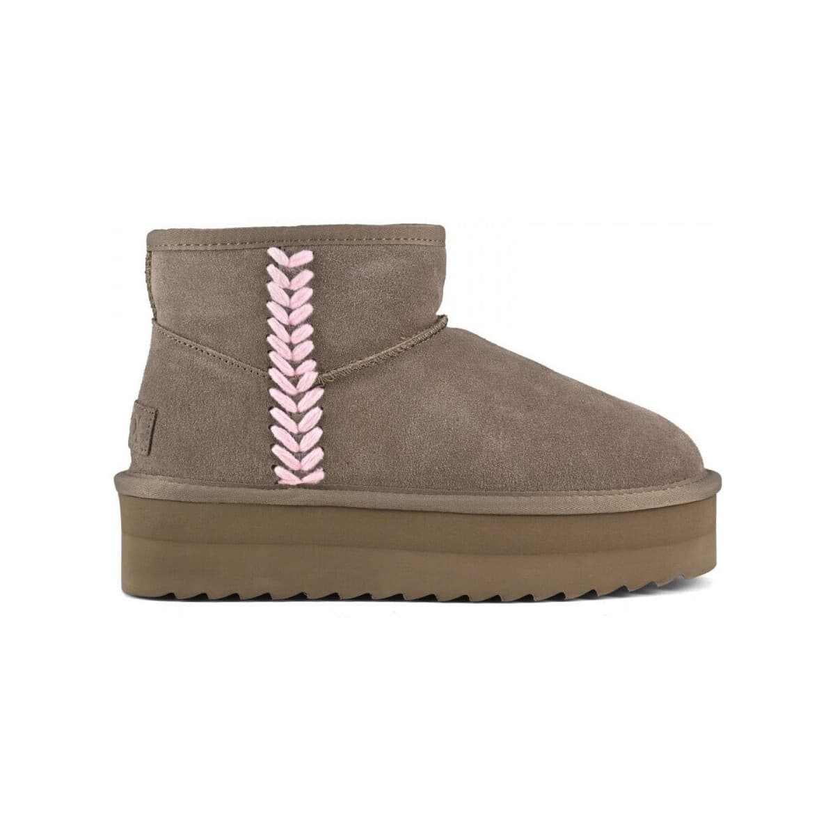 Μποτίνια Colors of California Platform boot spike stitching