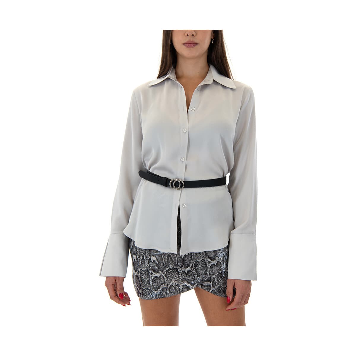 Πουκάμισα Twenty-29 SATIN LONG SLEEVE SHIRT WOMEN