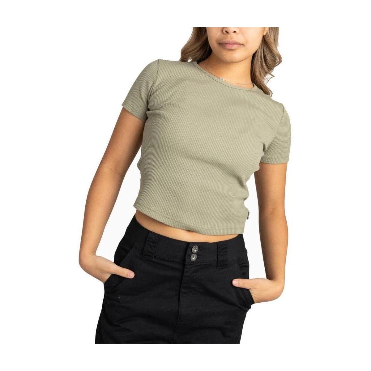 T-shirts & Polos Converse WOMENS RIBBED SLIM