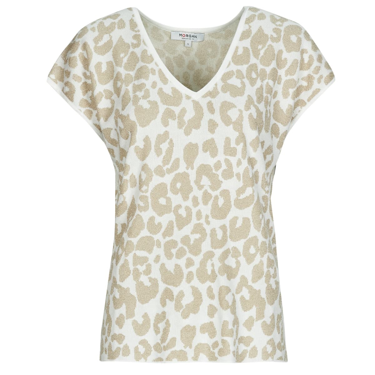 T-shirt με κοντά μανίκια Morgan MZORA