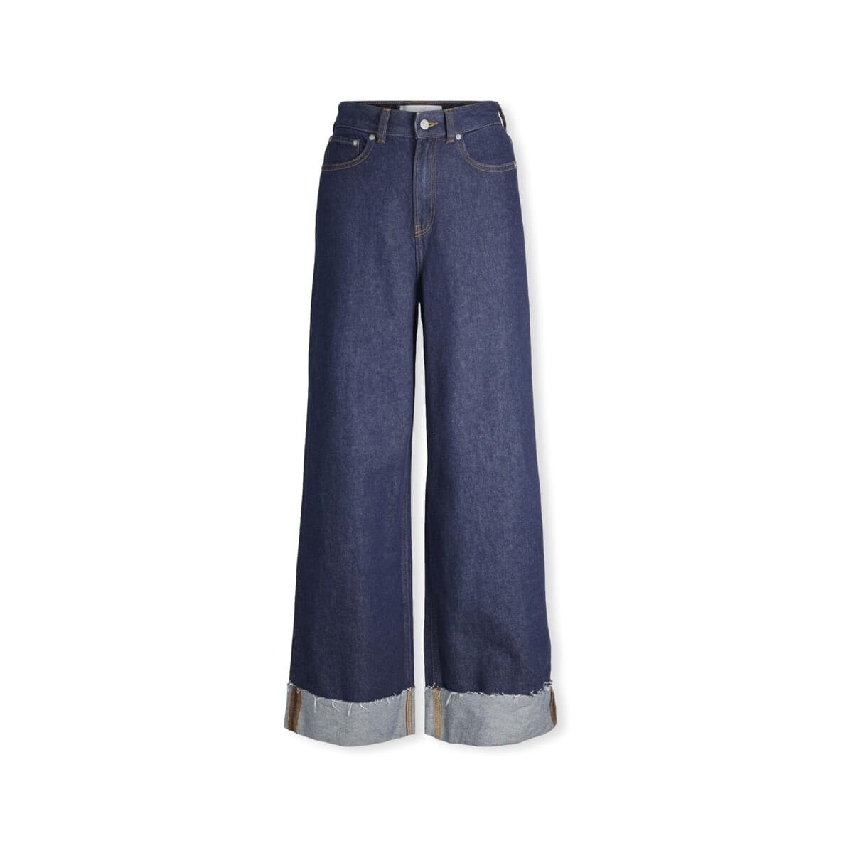 Tζιν σε ίσια γραμή JJXX Noos Tokyo Wide Trousers - Dark Blue Denim