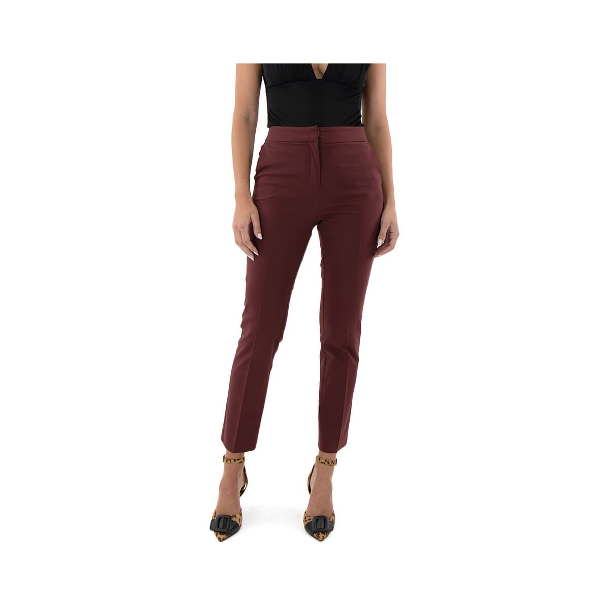 Παντελόνια My T Wearables HIGH WAIST SLIM FIT CHINO PANTS WOMEN