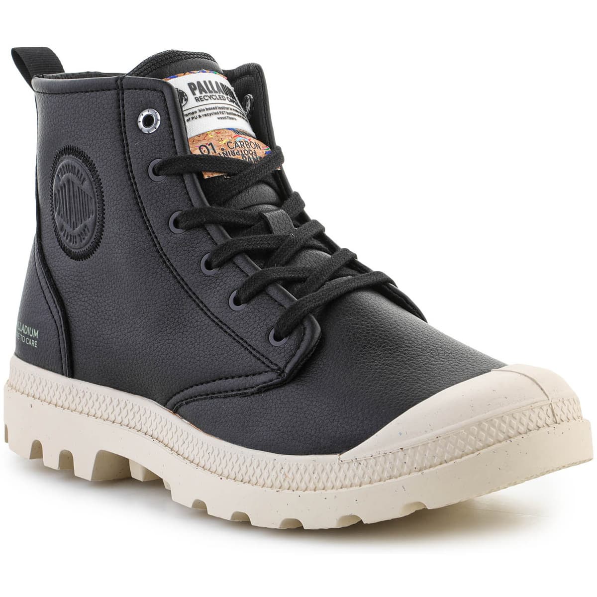 Ψηλά Sneakers Palladium Pampa Hi Re-Vegan Leather 74378-008-M Black