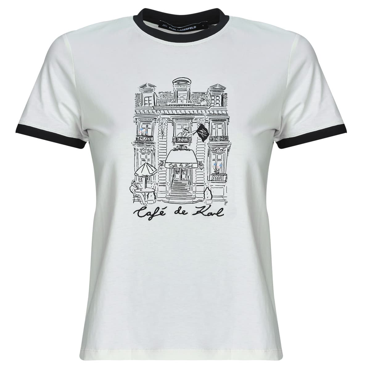 T-shirt με κοντά μανίκια Karl Lagerfeld KLXJP FITTED T-SHIRT