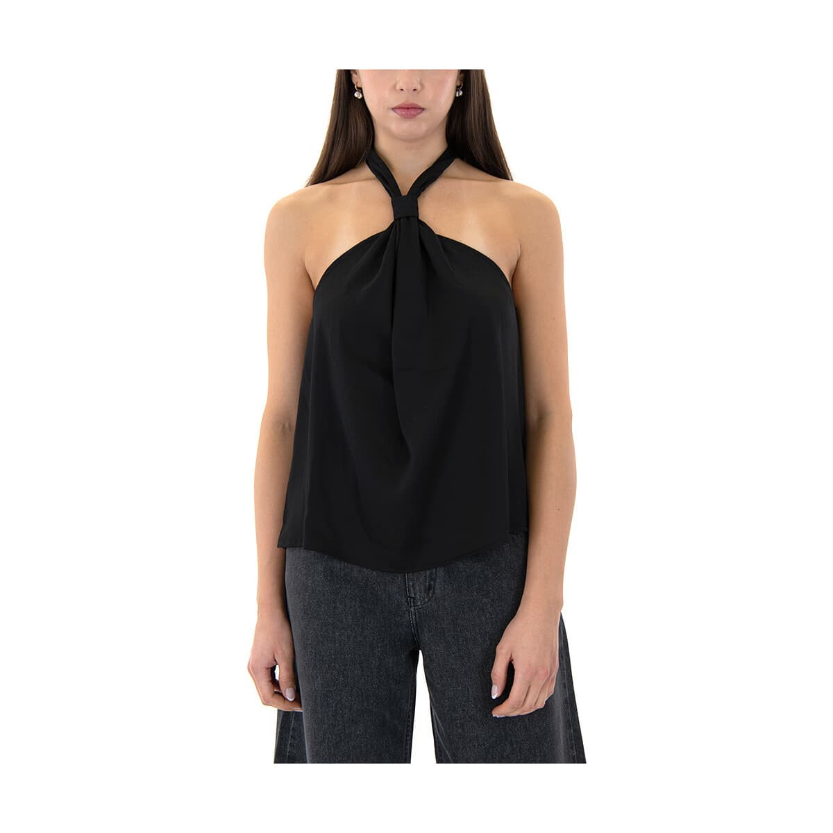 Μπλουζάκια με μακριά μανίκια My T Wearables OFF SHOULDER CROP TOP WOMEN