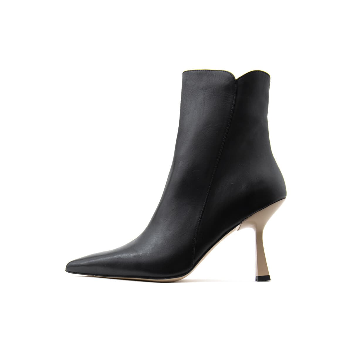 Μποτάκια/Low boots Paola Ferri LEATHER HIGH HEEL ANKLE BOOTS WOMEN