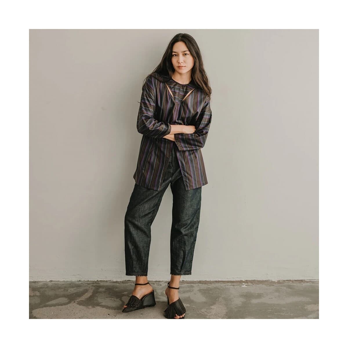 Τουνίκ Mirakaya Cut Peplum Blouse - Riscas