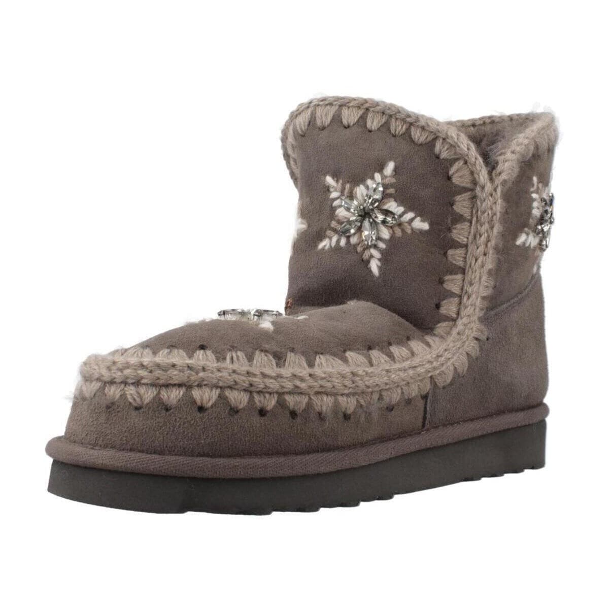 Μπότες Mou ESKIMO WOOL STARS RHINEST