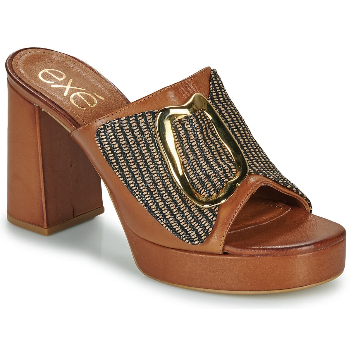 Mules Exé Shoes 622-ANCONA-LEATHER-TAN