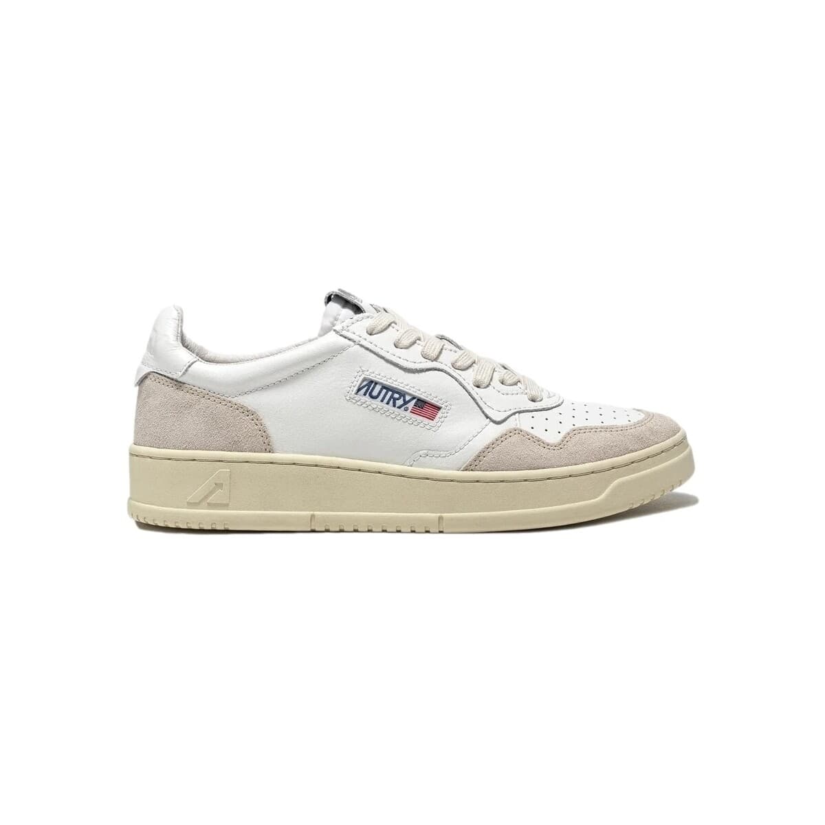 Sneakers Autry Medalist Low Suede W - White/Beige