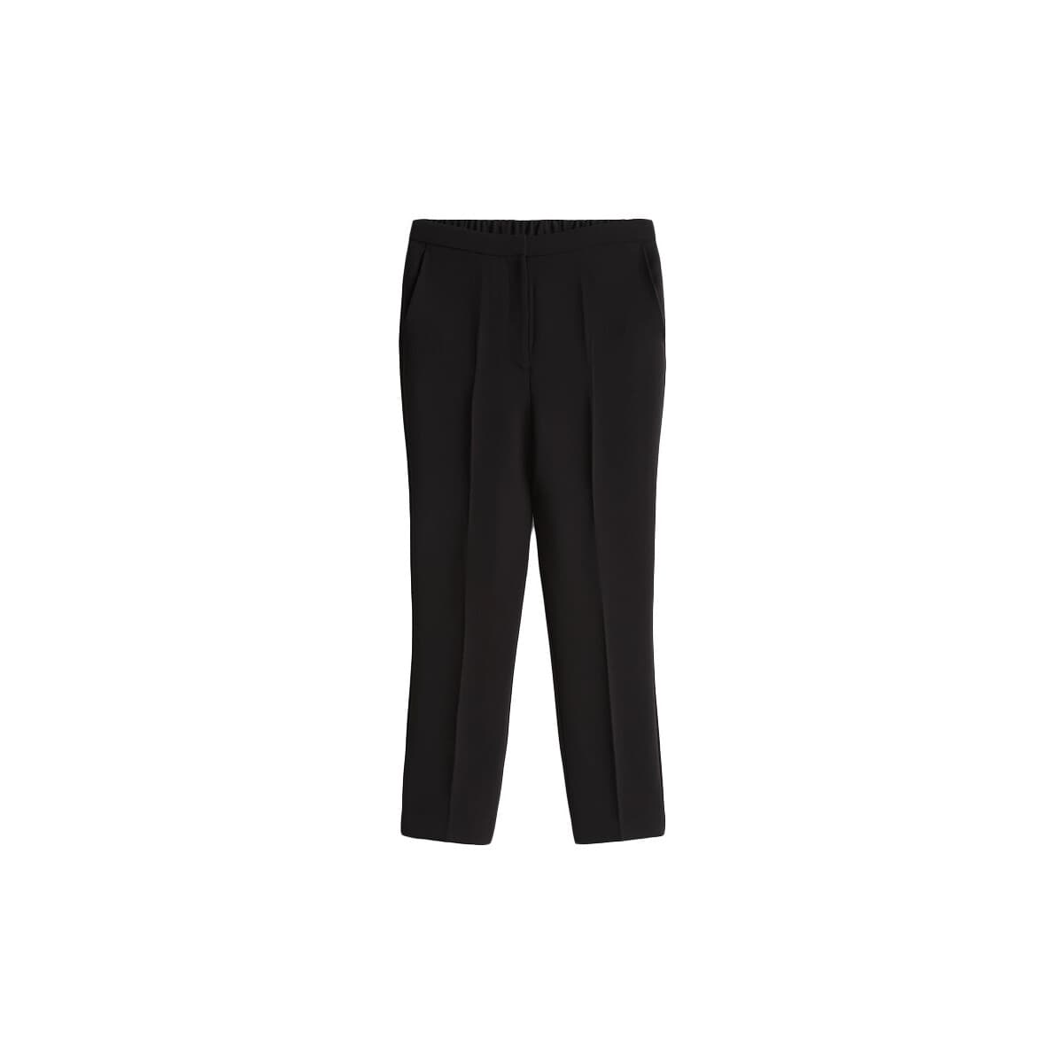 Παντελόνια Tommy Hilfiger CREPE SLIM FIT PANTS WOMEN