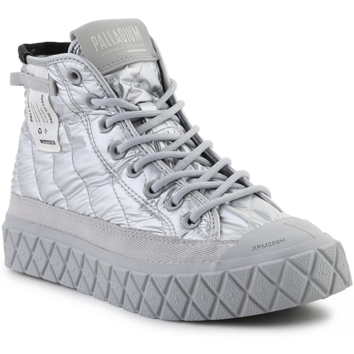 Ψηλά Sneakers Palladium Palla Ace Re-Quilt W 94325-082-M Warm Silver