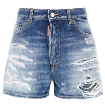 Shorts & Βερμούδες Dsquared DENIM BAGGY FIT SHORTS WOMEN