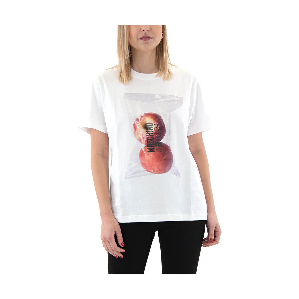 T-shirt με κοντά μανίκια Moschino T-SHIRT WOMEN JEANS