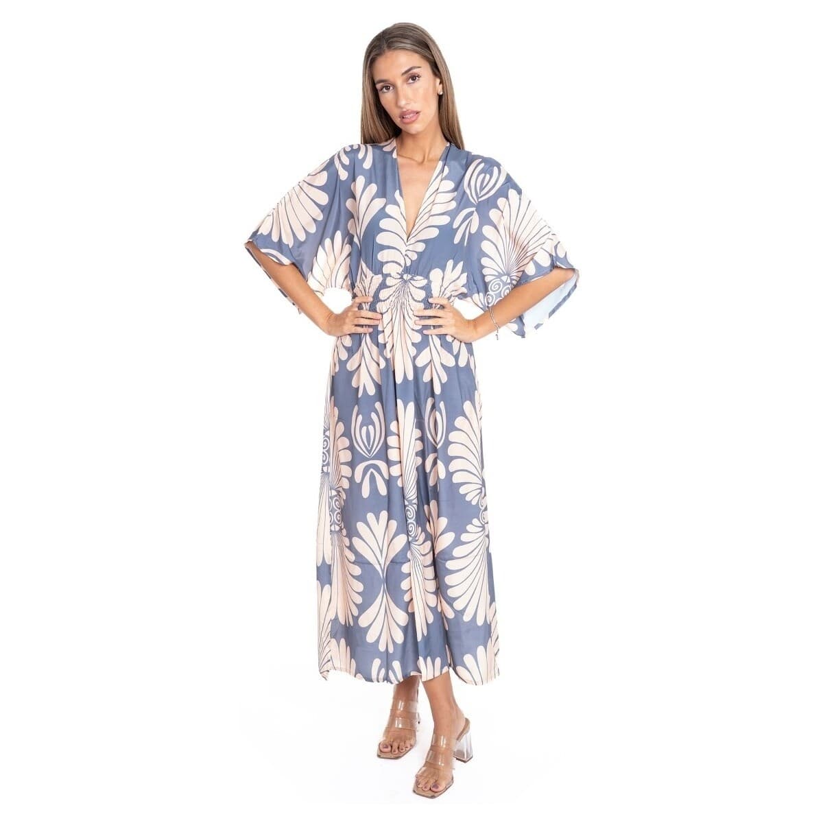 Μακριά Φορέματα Isla Bonita By Sigris Μακρύ Μίντι Φόρεμα