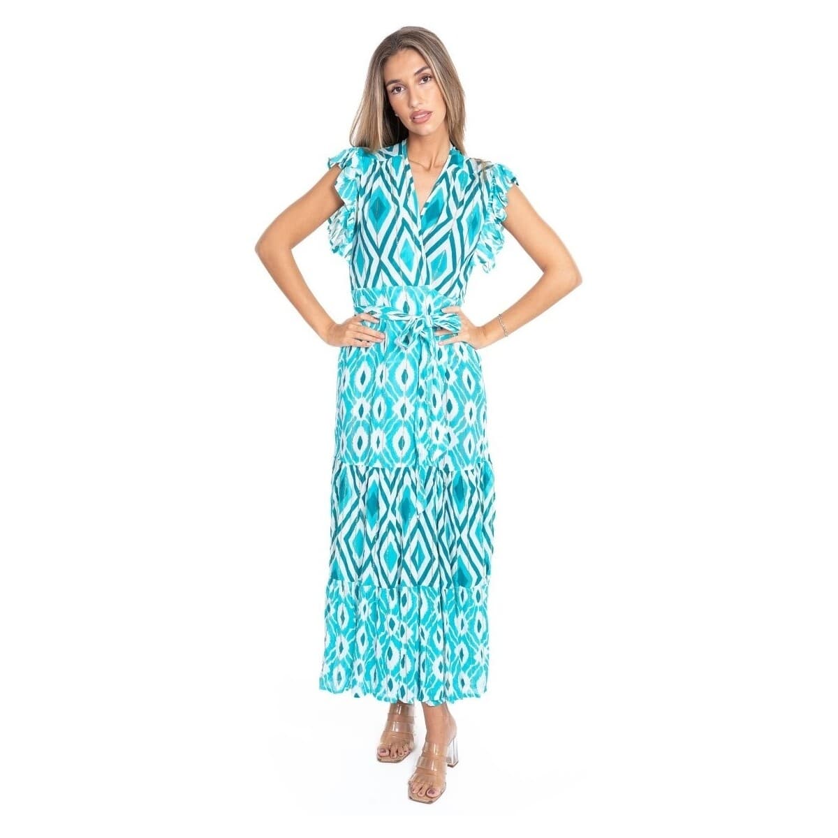 Μακριά Φορέματα Isla Bonita By Sigris Μακρύ Μίντι Φόρεμα