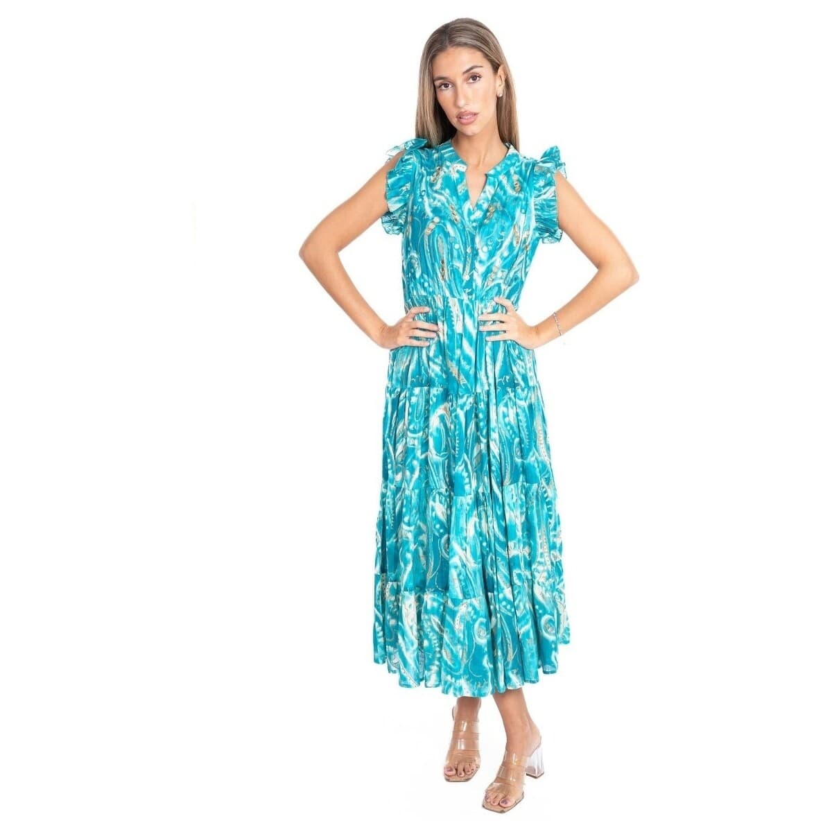 Μακριά Φορέματα Isla Bonita By Sigris Μακρύ Μίντι Φόρεμα