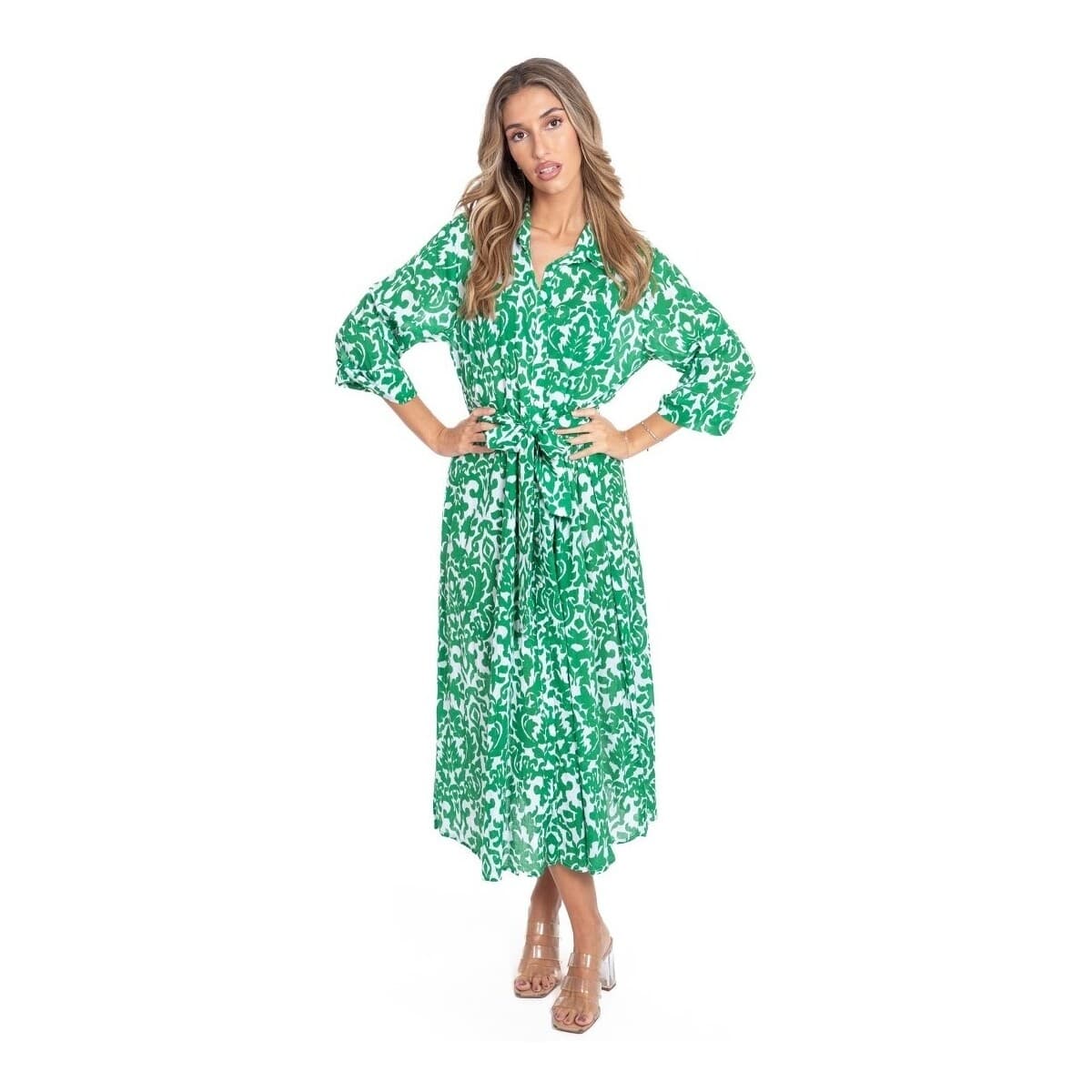 Μακριά Φορέματα Isla Bonita By Sigris Μακρύ Μίντι Φόρεμα