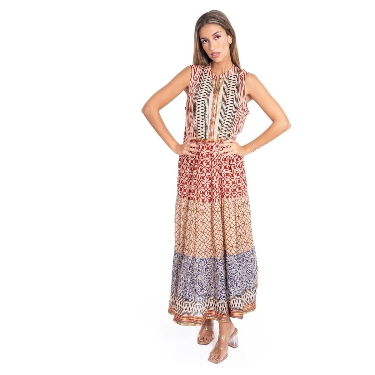 Μακριά Φορέματα Isla Bonita By Sigris Μακρύ Μίντι Φόρεμα