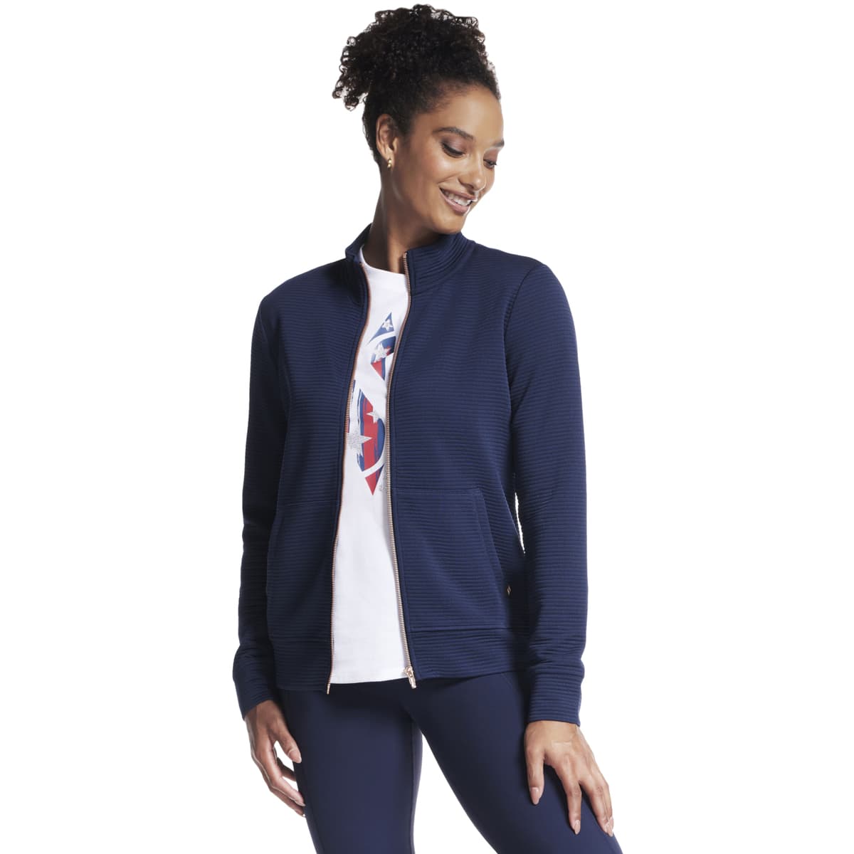 Ζακέτα Skechers Go Walk Everywhere Full Zip Hoodless