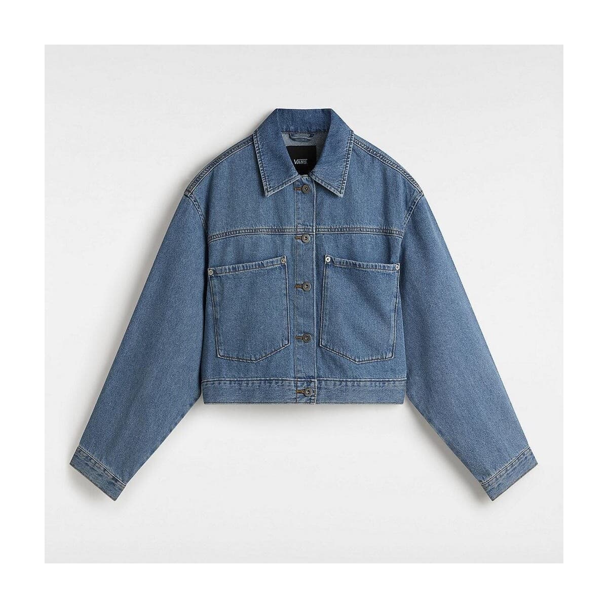 Τζιν Μπουφάν/Jacket Vans RAYNES DENIM CROP JACK