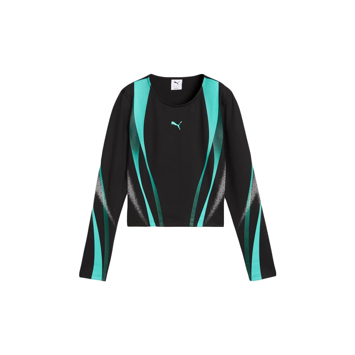 Μπλουζάκια με μακριά μανίκια Puma DARE TO GRAPHIC LONGSLEEVE CROP T-SHIRT WOMEN