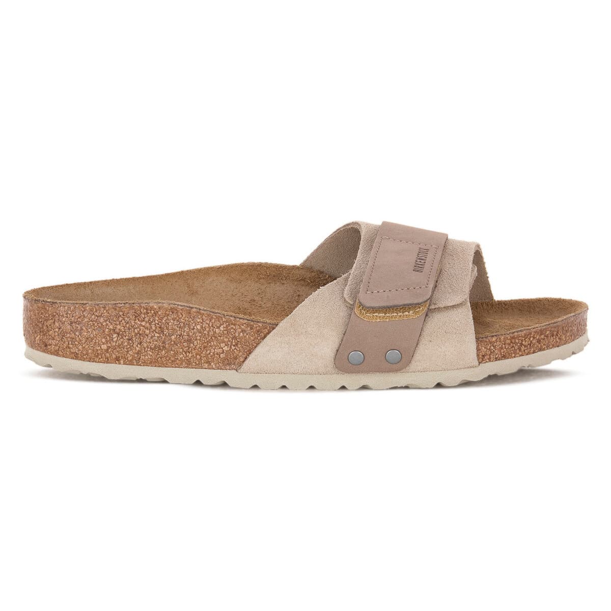 Mules BIRKENSTOCK OITA TAUPE SUEDE CALZ S