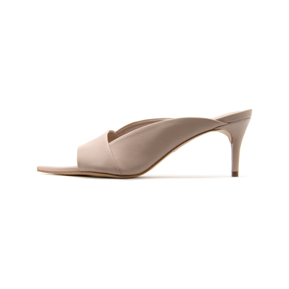 Mules Carrano E72988 SKIN SOFT LEATHER MID HEEL MULES WOMEN