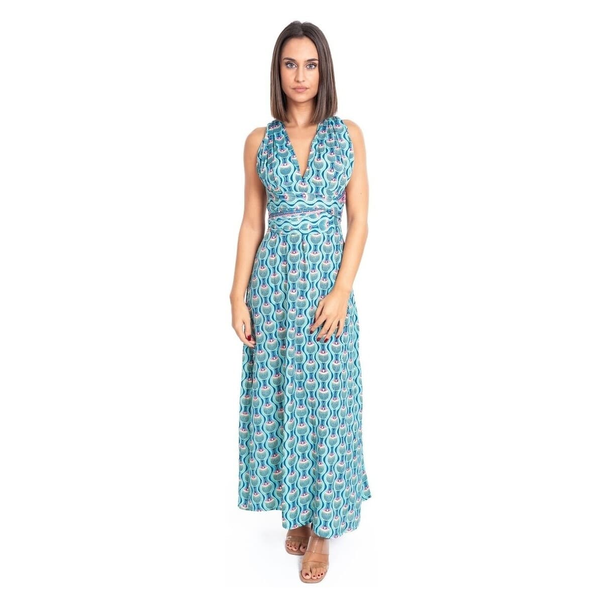 Μακριά Φορέματα Isla Bonita By Sigris Μακρύ Μίντι Φόρεμα