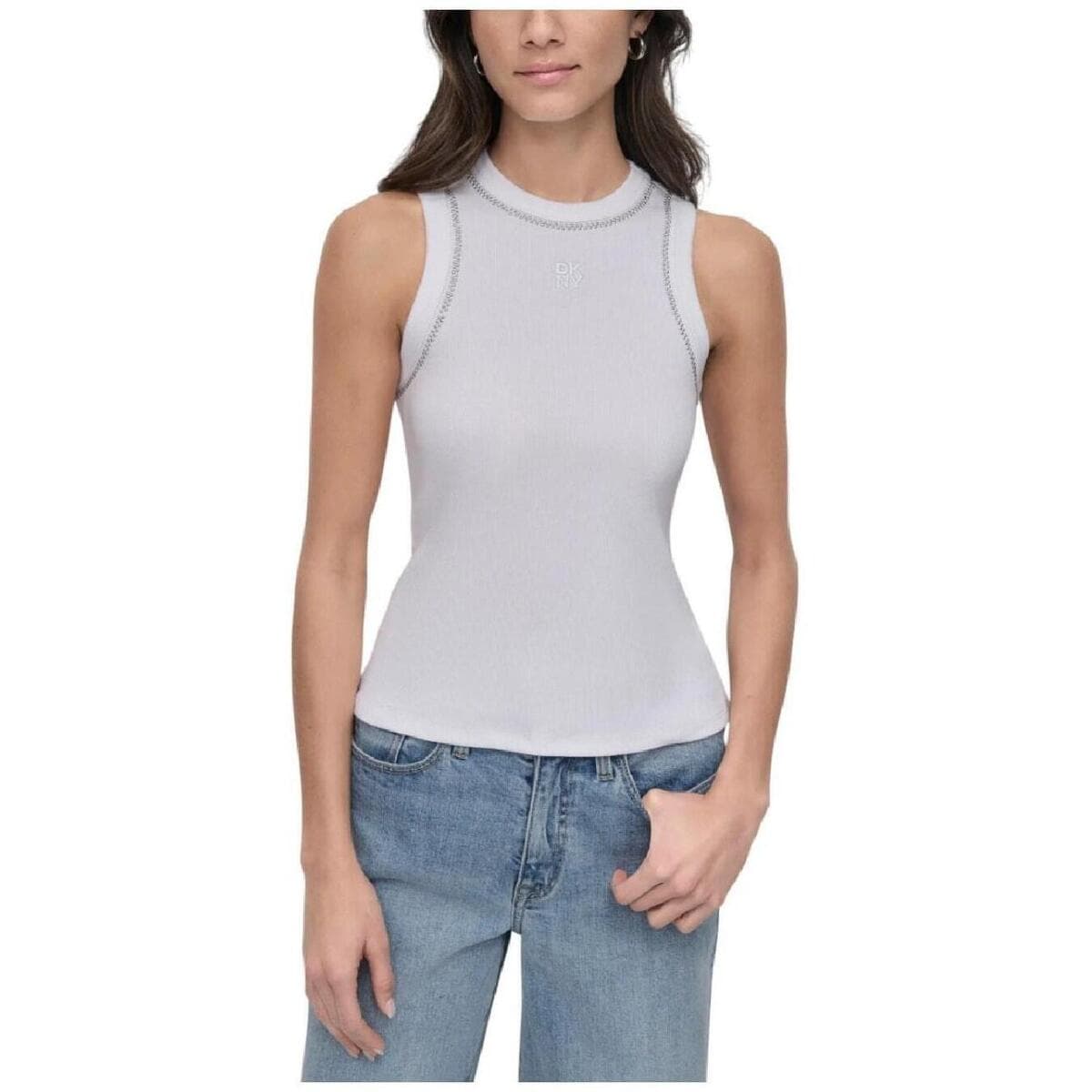 Αμάνικα/T-shirts χωρίς μανίκια Dkny DJ5T1380 WHT