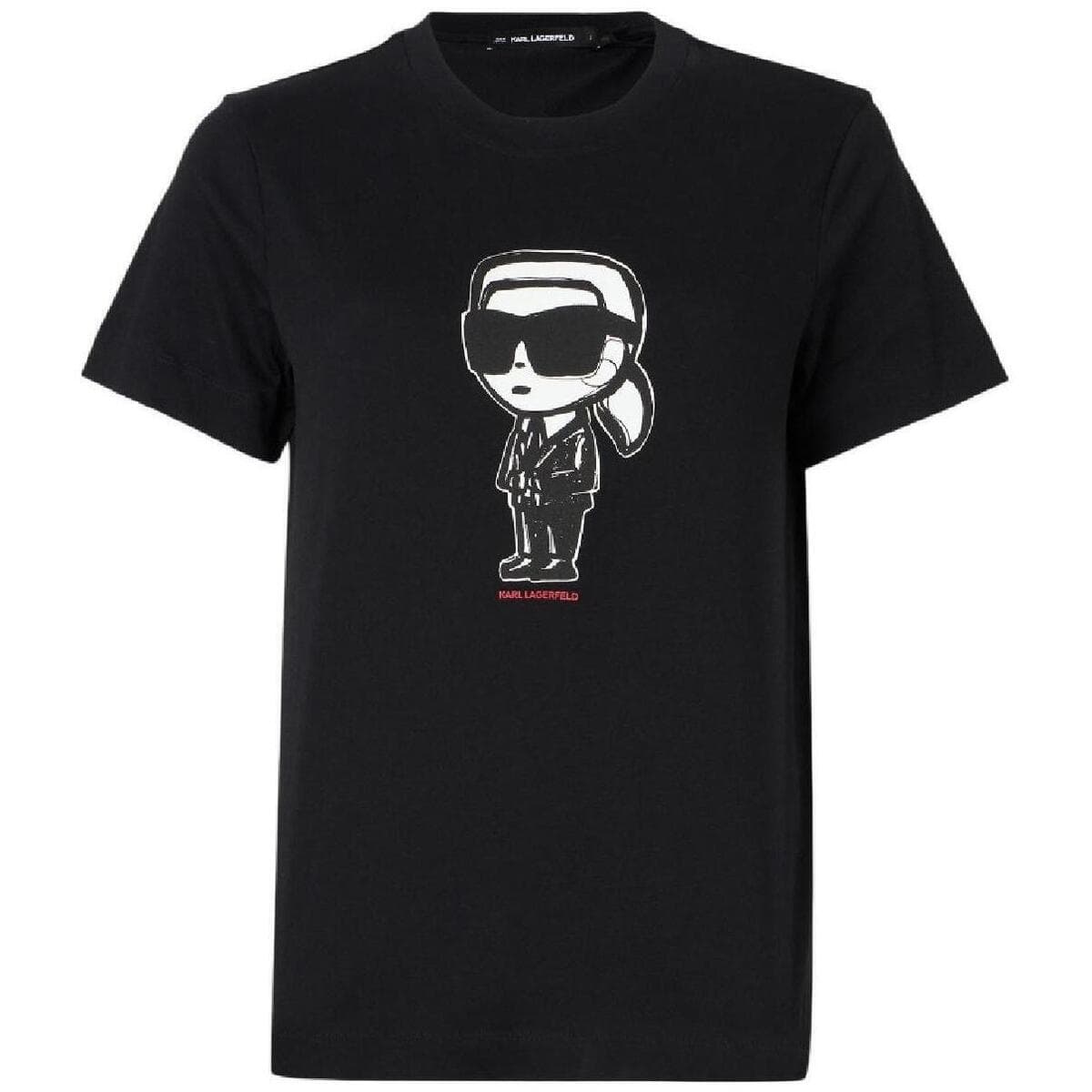 T-shirt με κοντά μανίκια Karl Lagerfeld A1W17126 999