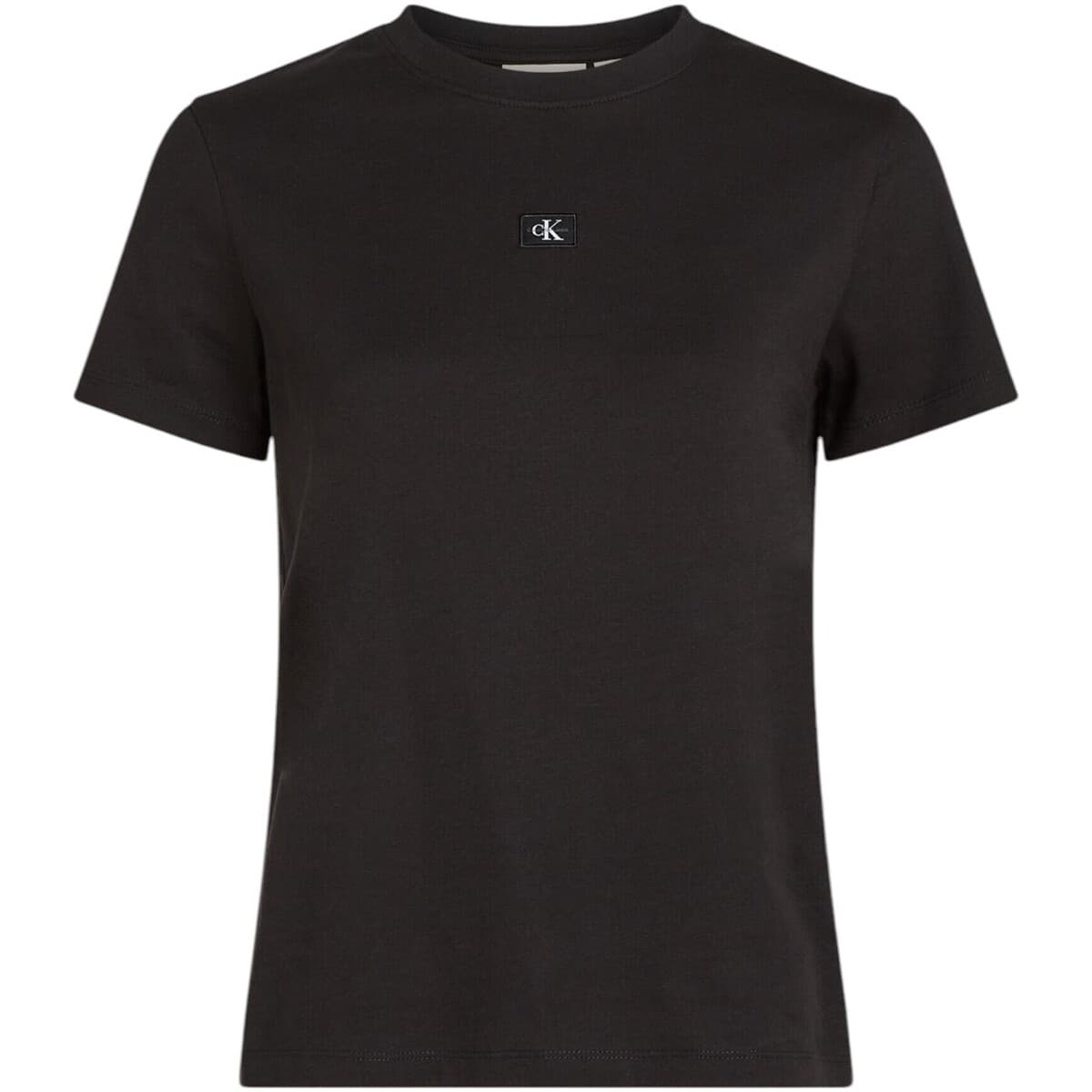 T-shirt με κοντά μανίκια Calvin Klein Jeans WOVEN LABEL REGULAR J20J225243