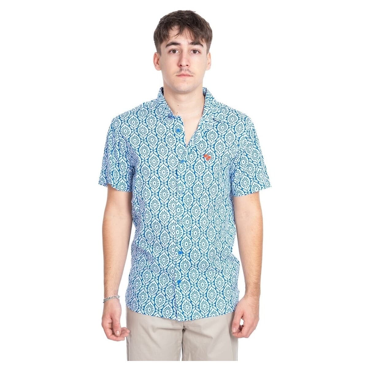 Πουκάμισο με κοντά μανίκια Isla Bonita By Sigris Ανδρικό Πουκάμισο