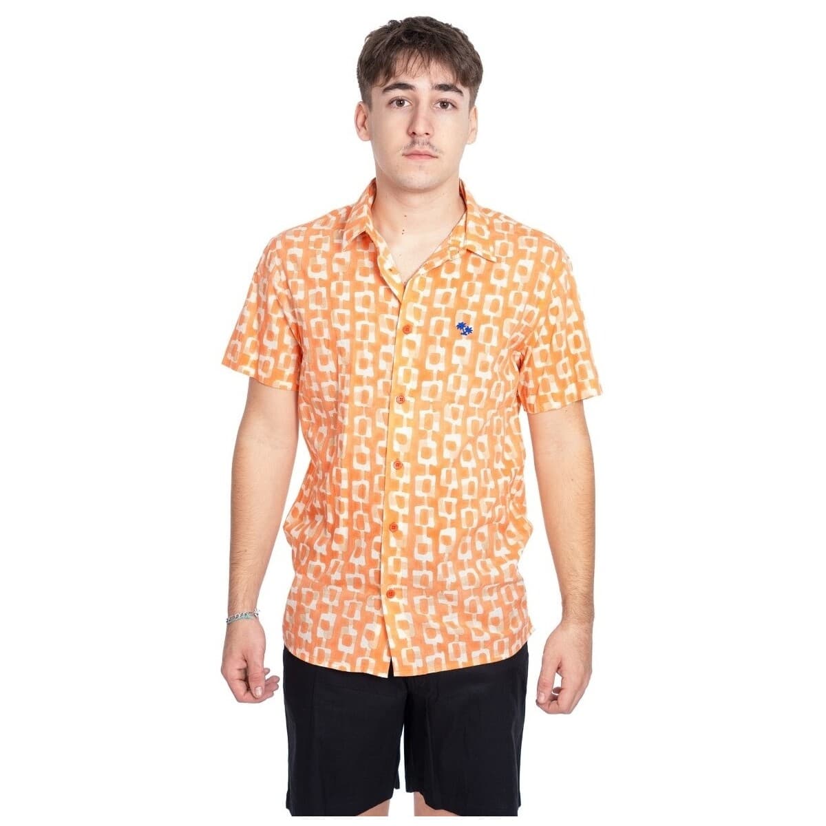 Πουκάμισο με κοντά μανίκια Isla Bonita By Sigris Ανδρικό Πουκάμισο