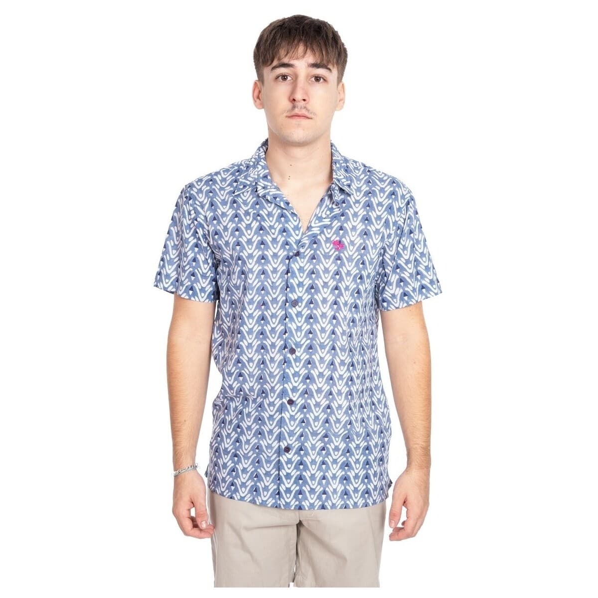 Πουκάμισο με κοντά μανίκια Isla Bonita By Sigris Ανδρικό Πουκάμισο