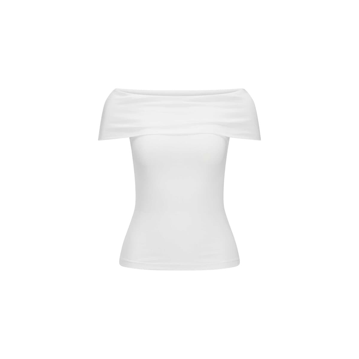 Μπλουζάκια με μακριά μανίκια JJXX JXGIGI OFF SHOULDER BARDOT TOP WOMEN